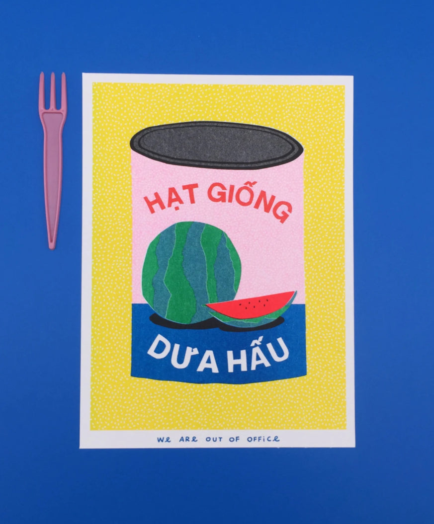 We Are Out of Office Risograph Prints