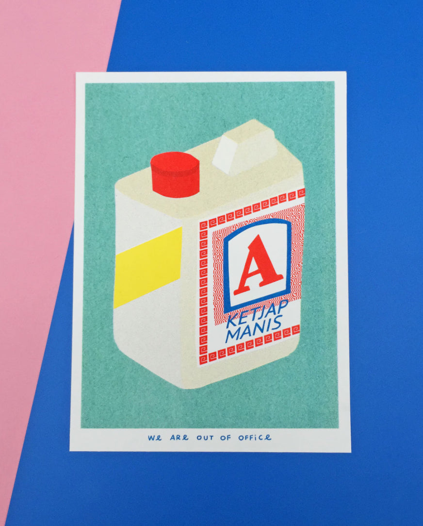 We Are Out of Office Risograph Prints