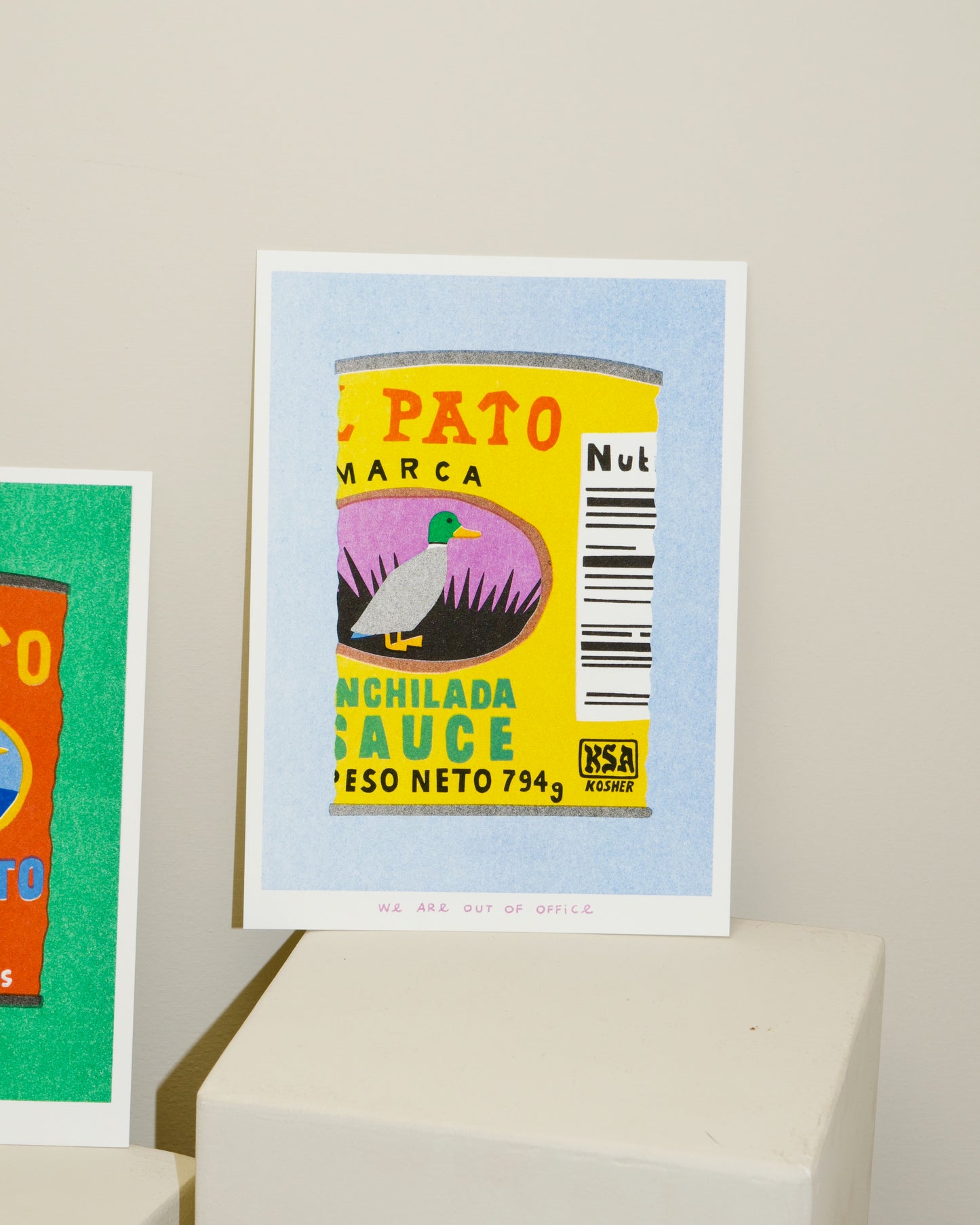 We Are Out of Office Risograph Prints