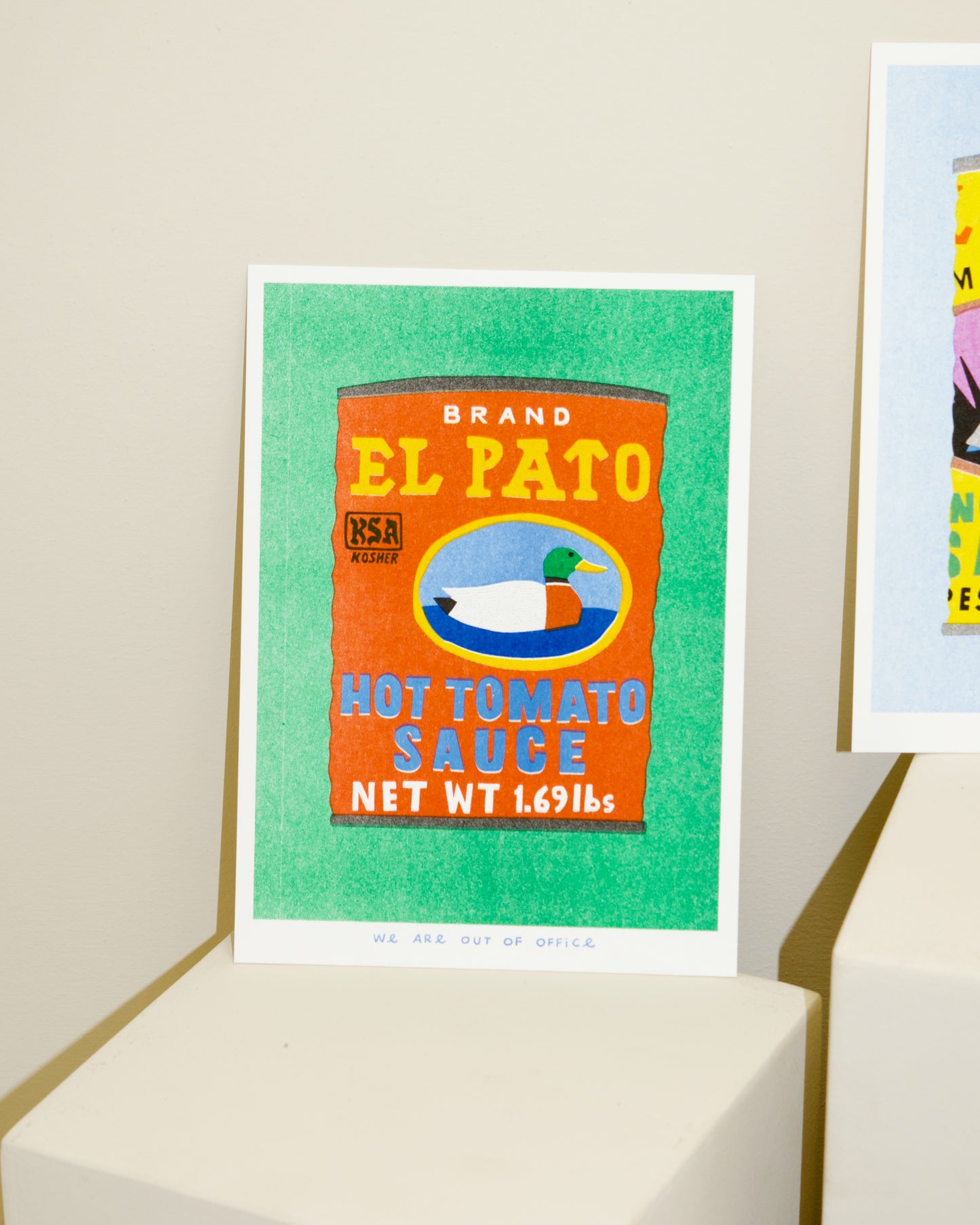 We Are Out of Office Risograph Prints
