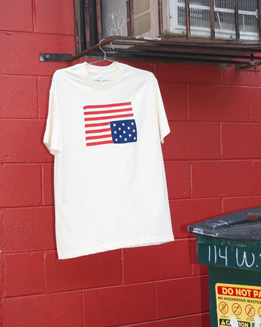 Ripped Flipped Ralph Flag Tee | Odd Bird's Tourist Trap