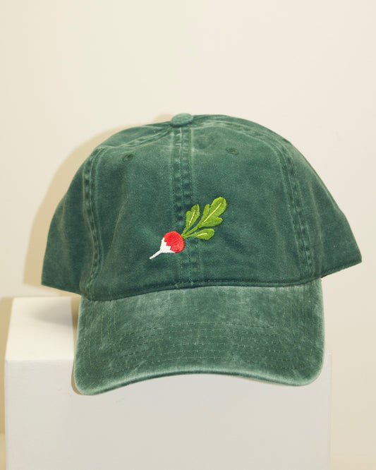 Pelikan Embroidered Radish Hat