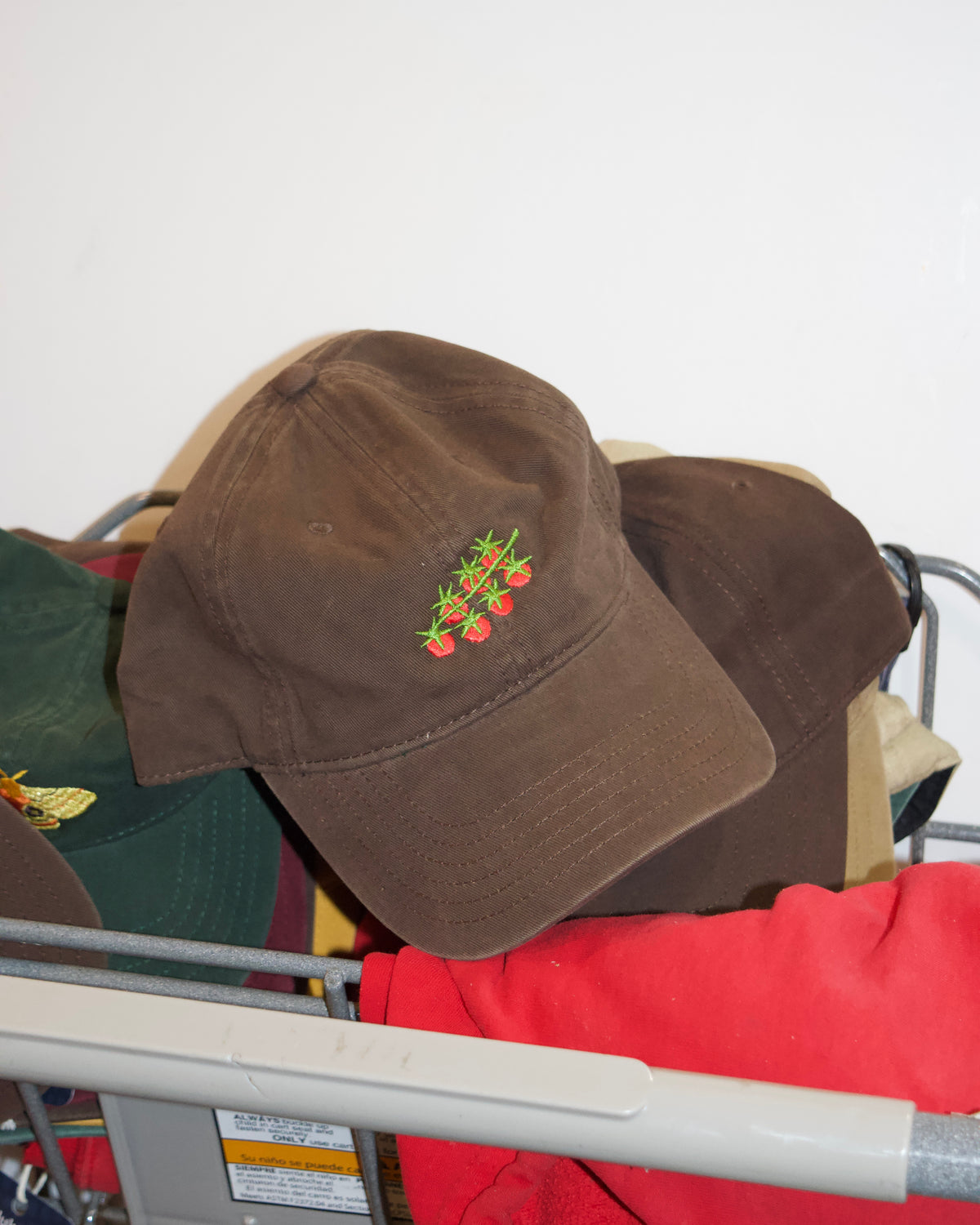 Embroidered Tomato Hat