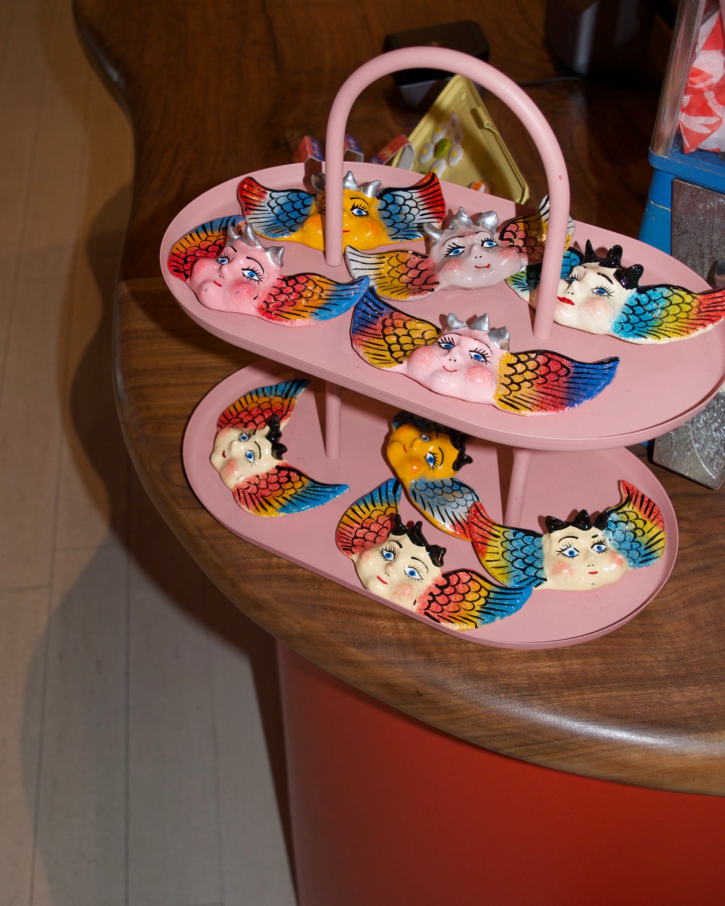 Mexican Ceramic Cherub Angel