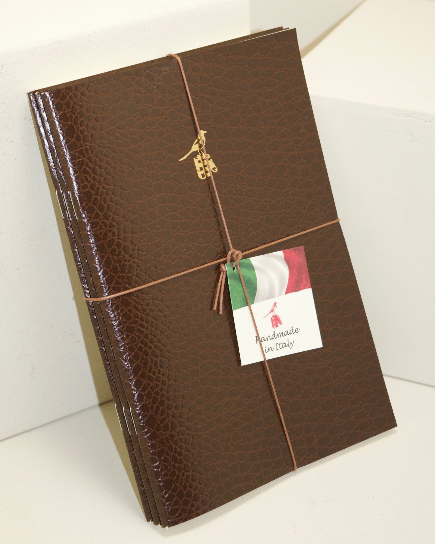 Italian Leather Notebook Set