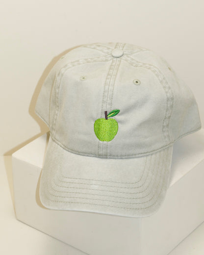embroidered apple hat