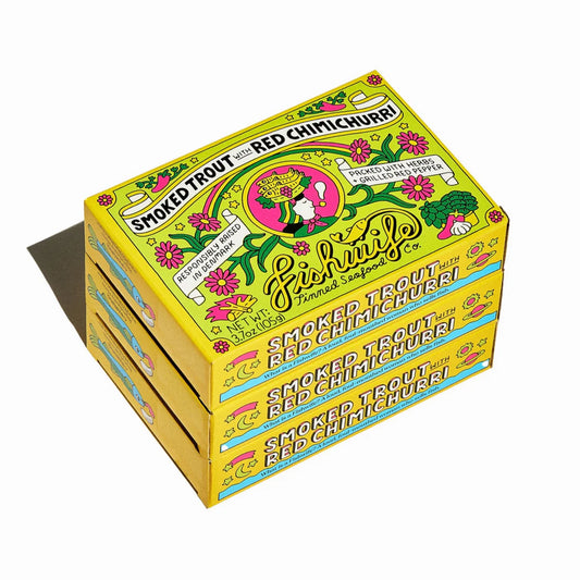 Fishwife Smoked Trout with Red Chimichurri