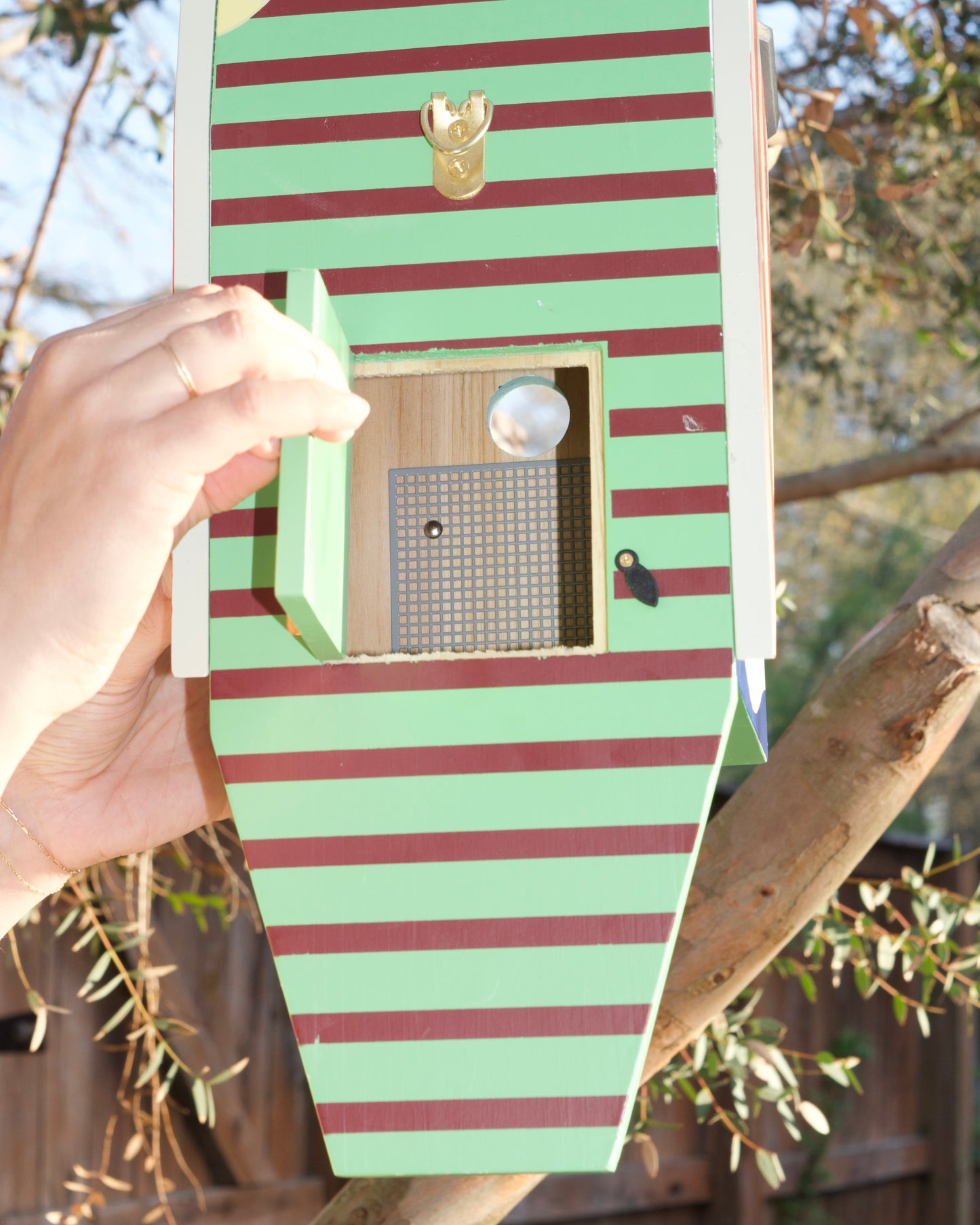 Dusen Dusen Multi Stripe Bird House