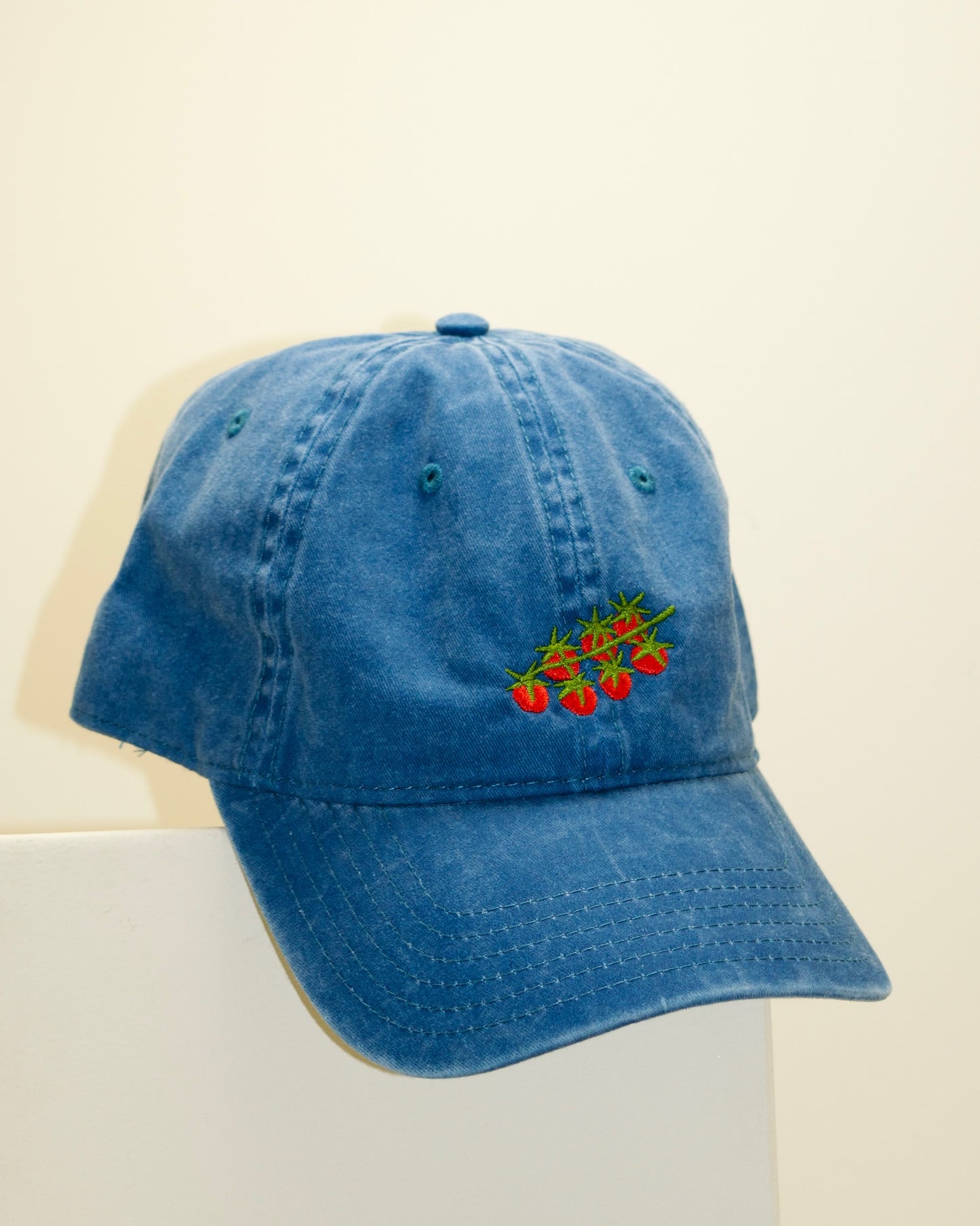 Embroidered Tomato Hat