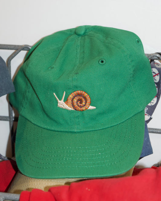 Embroidered Snail Kids Hat
