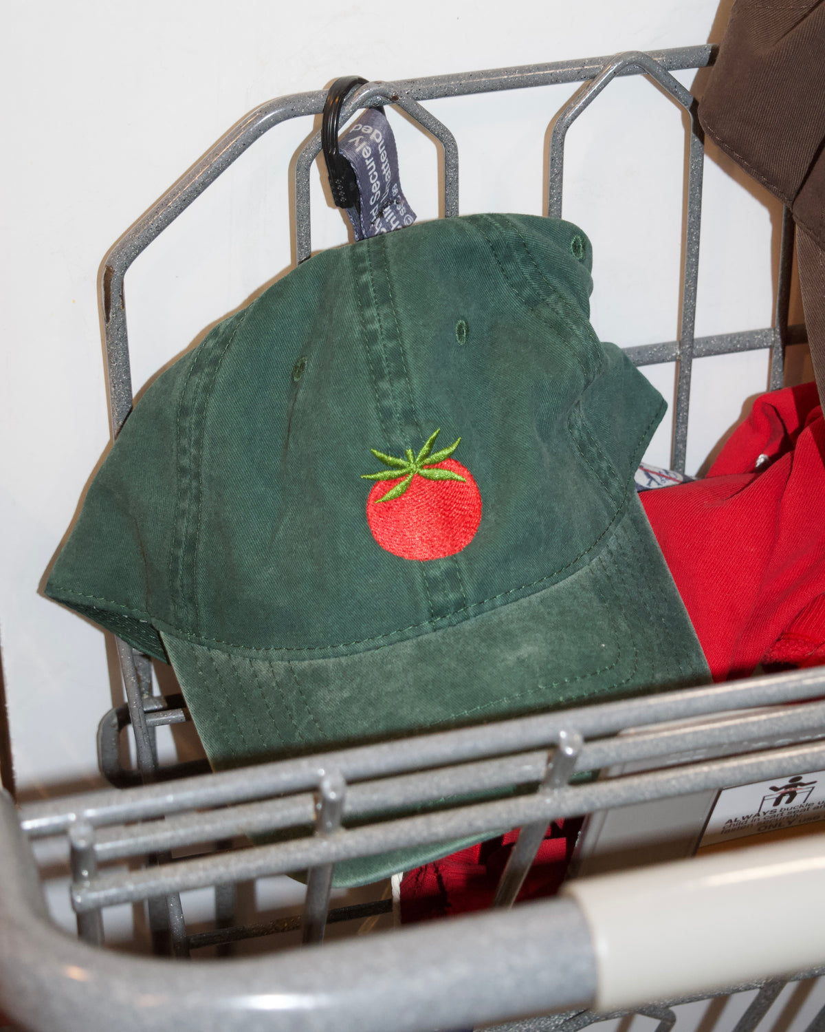 Embroidered Cherry Tomato Hat