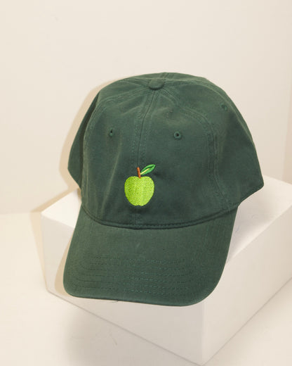 embroidered apple hat