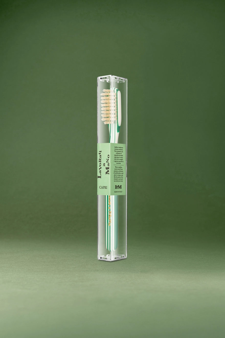 Lavorati A Mano Capri Natural Bristles Toothbrush