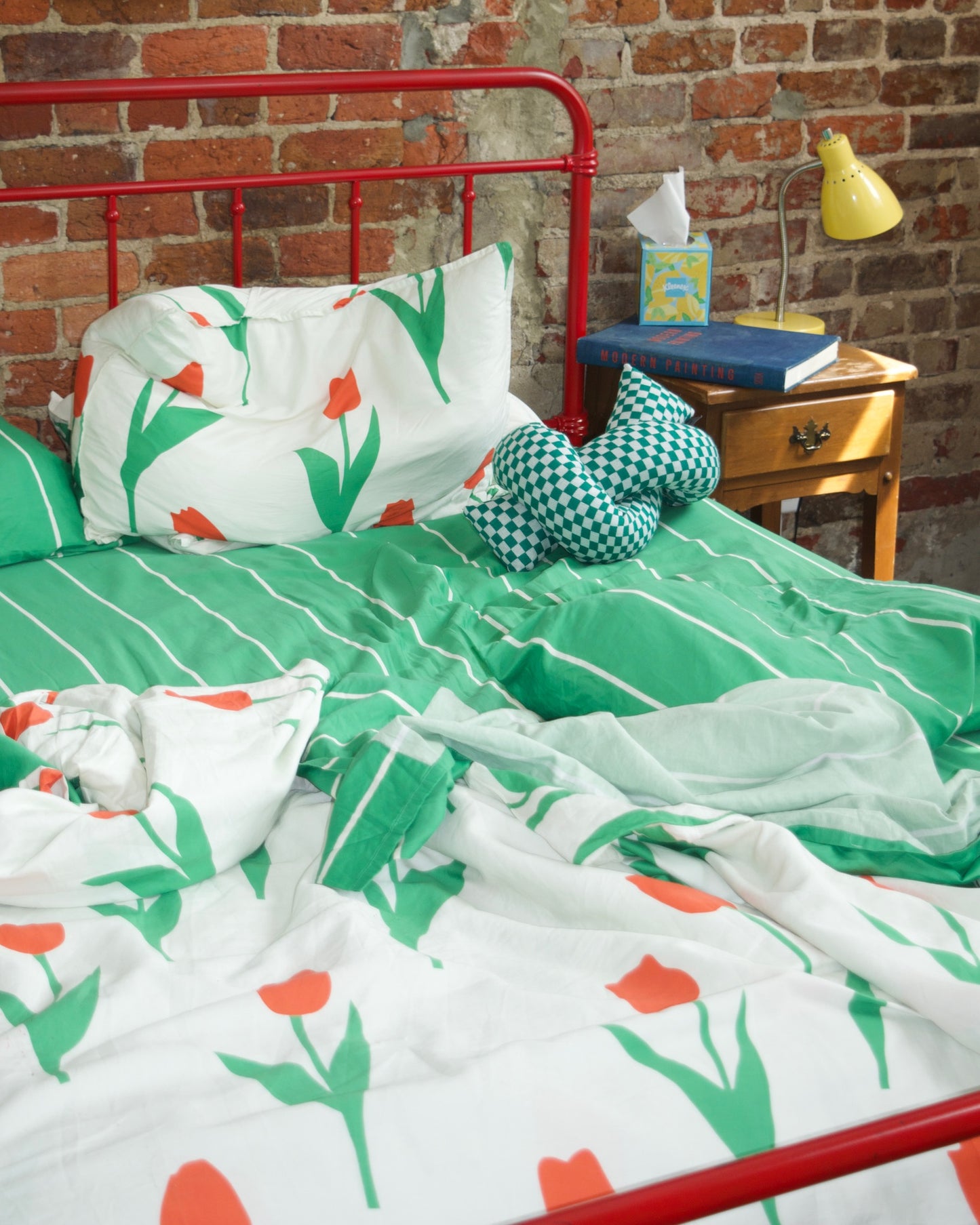 Dusen Dusen Lawn Stripe Sheets