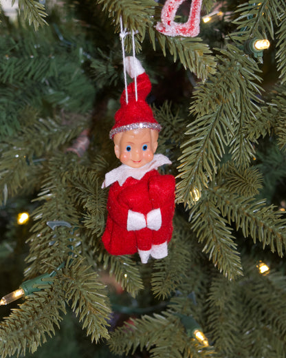 Vintage Elf Ornament