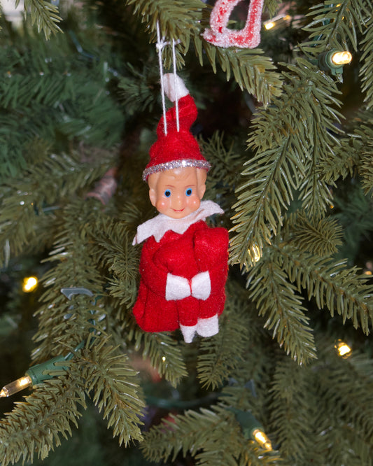 Vintage Elf Ornament