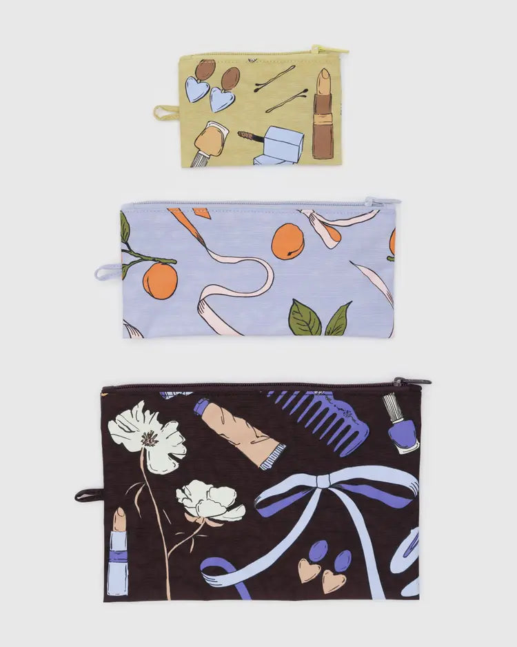 BAGGU バグゥ FLAT POUCH SET Baggu Flat Pouch Set – Odd Bird