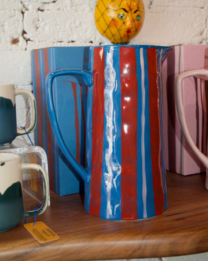 Striped Jug