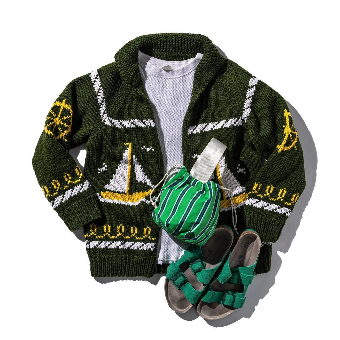 Shirt Fabric Drawstring Bag