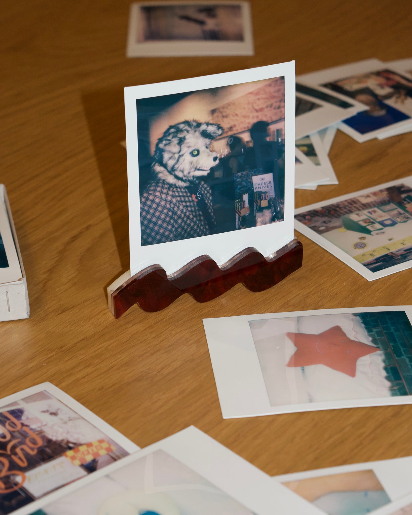 polaroid squiggle stand | special edition