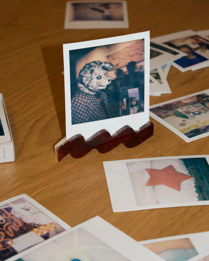 polaroid squiggle stand | special edition