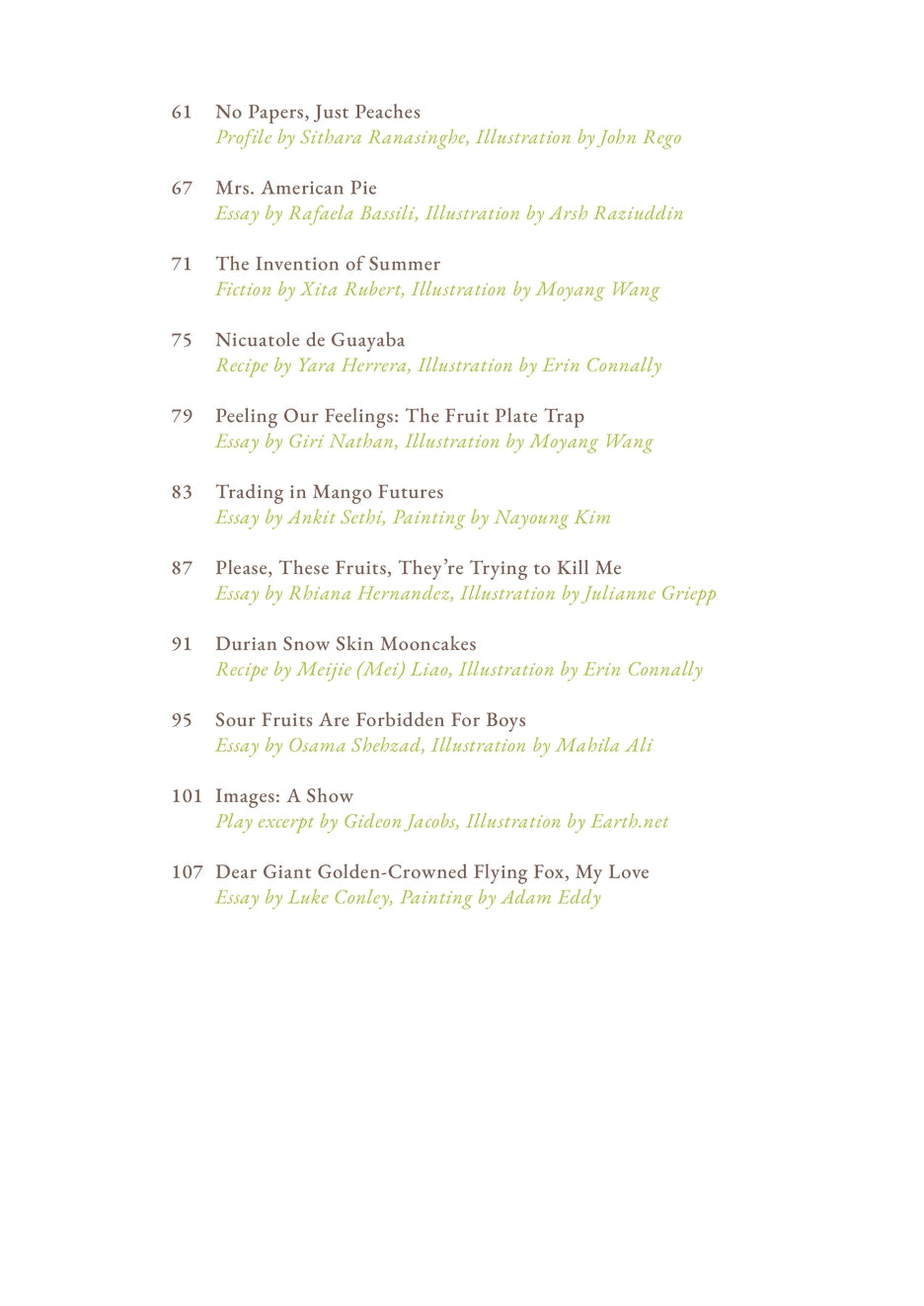 Cake Zine Volume 7 - Forbidden Fruit
