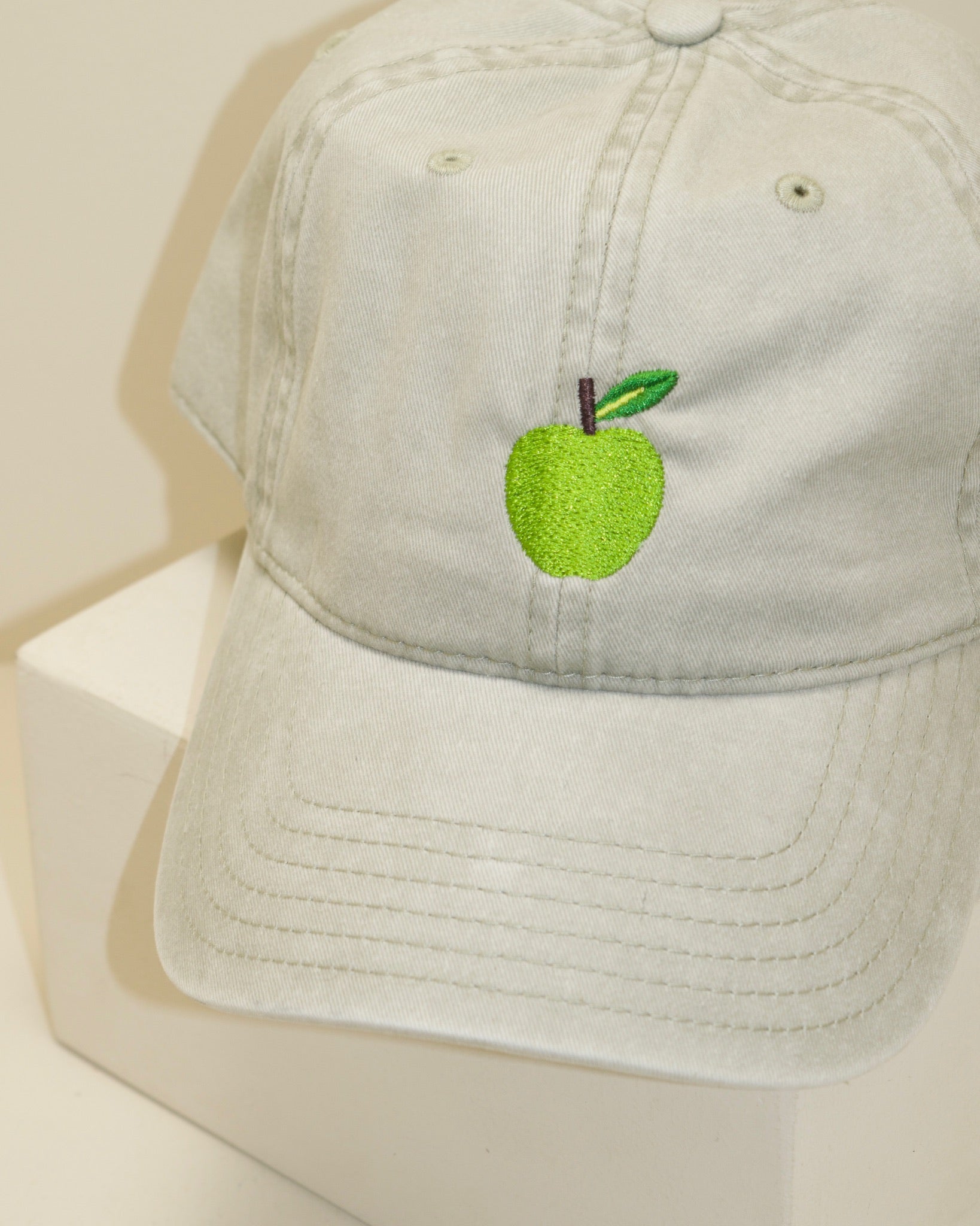 embroidered apple hat – Odd Bird