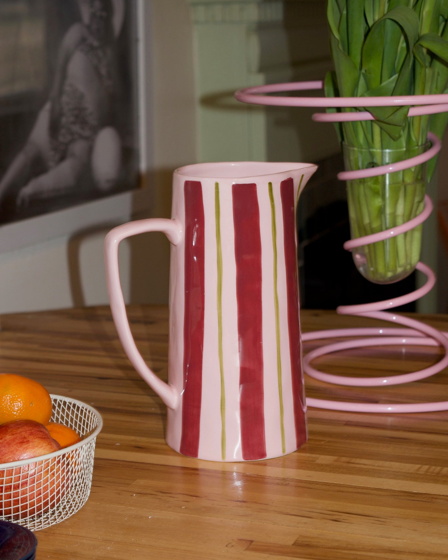 Striped Jug