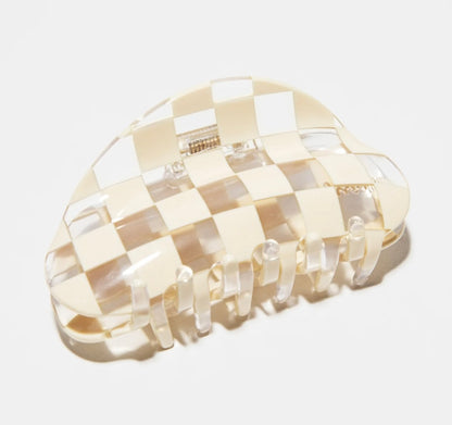 Checker Hair Claw