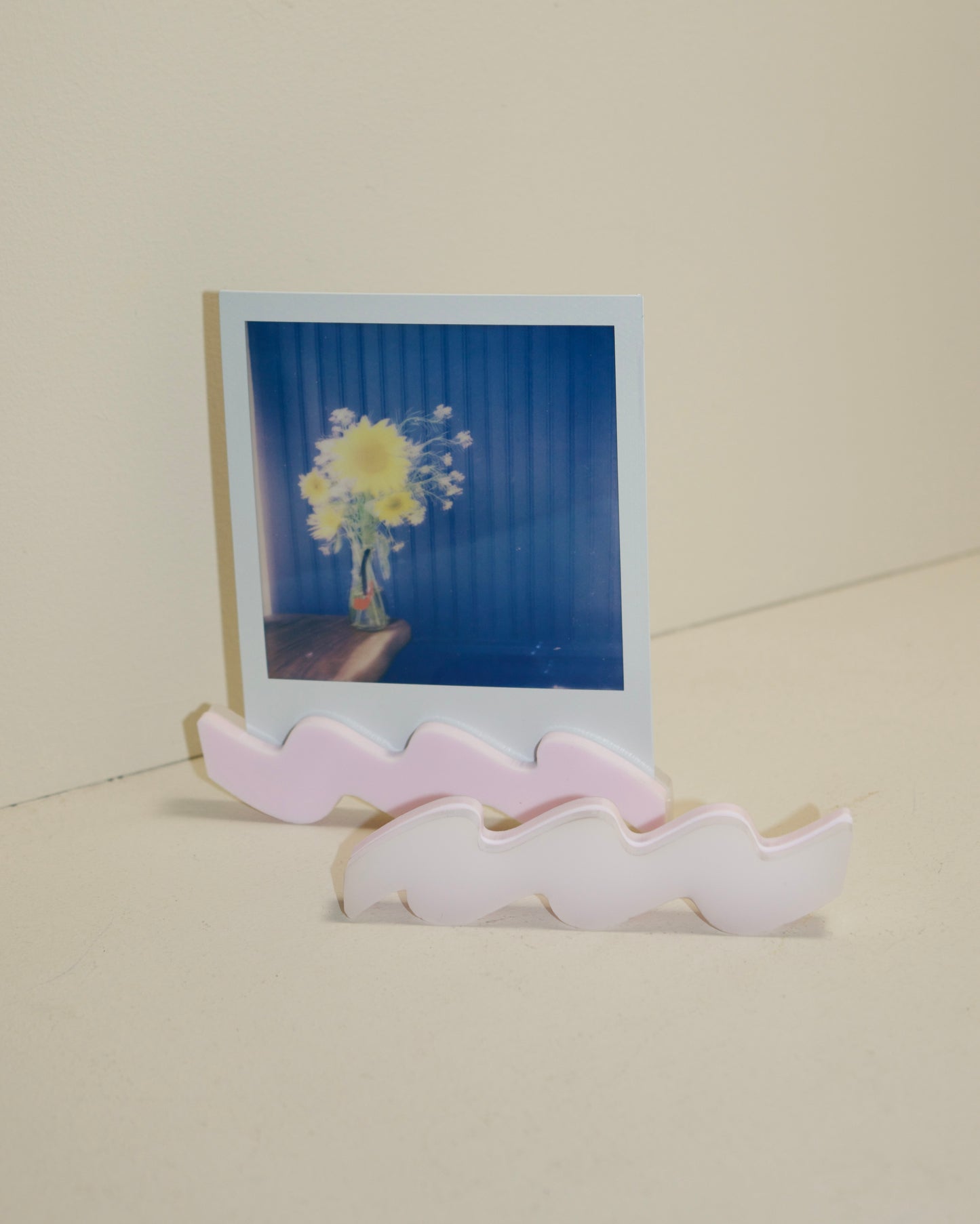 polaroid squiggle stand: color duet edition