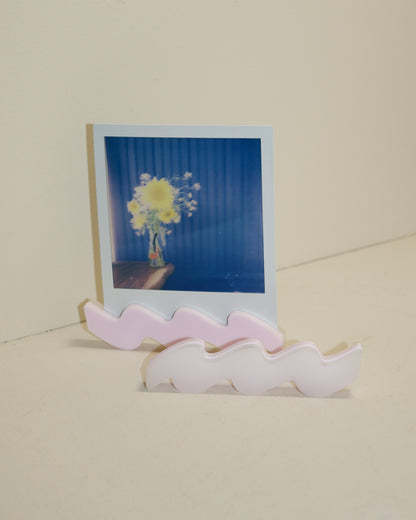 polaroid squiggle stand: color duet edition