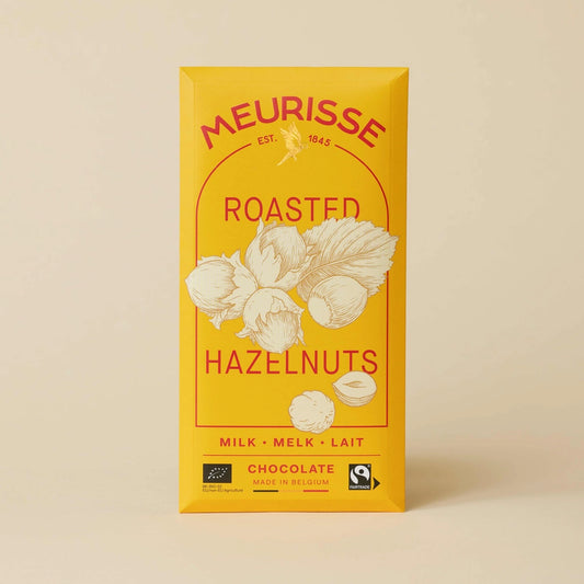 Meurisse Belgian Roasted Hazelnuts Chocolate Bar