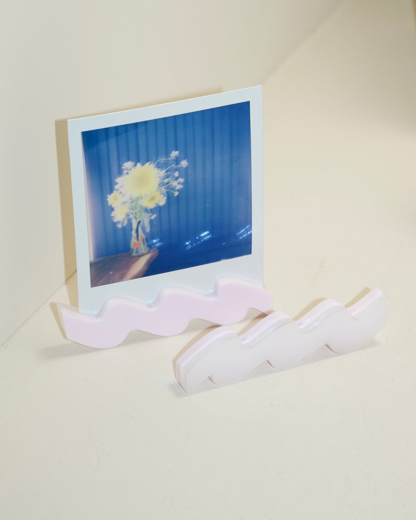 polaroid squiggle stand: color duet edition