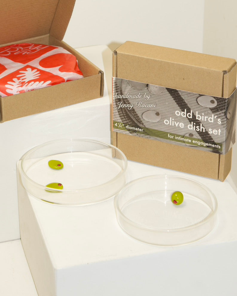 Odd Bird's Olive Dish Set