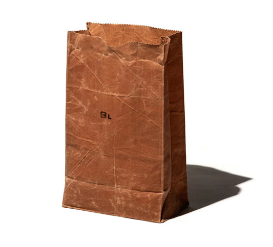 Waxed Cotton Grocery Bag