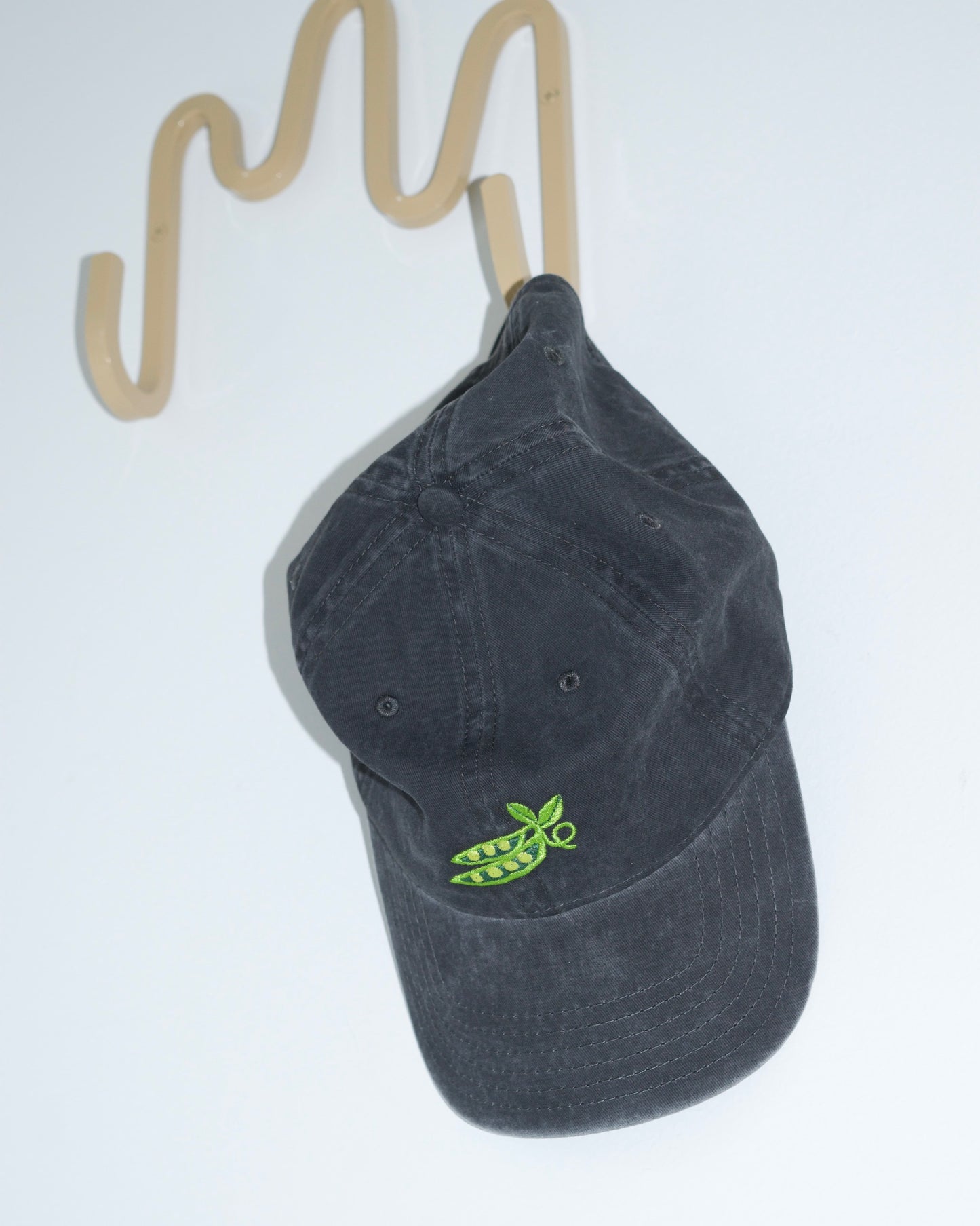 Embroidered Pea Pod Hat