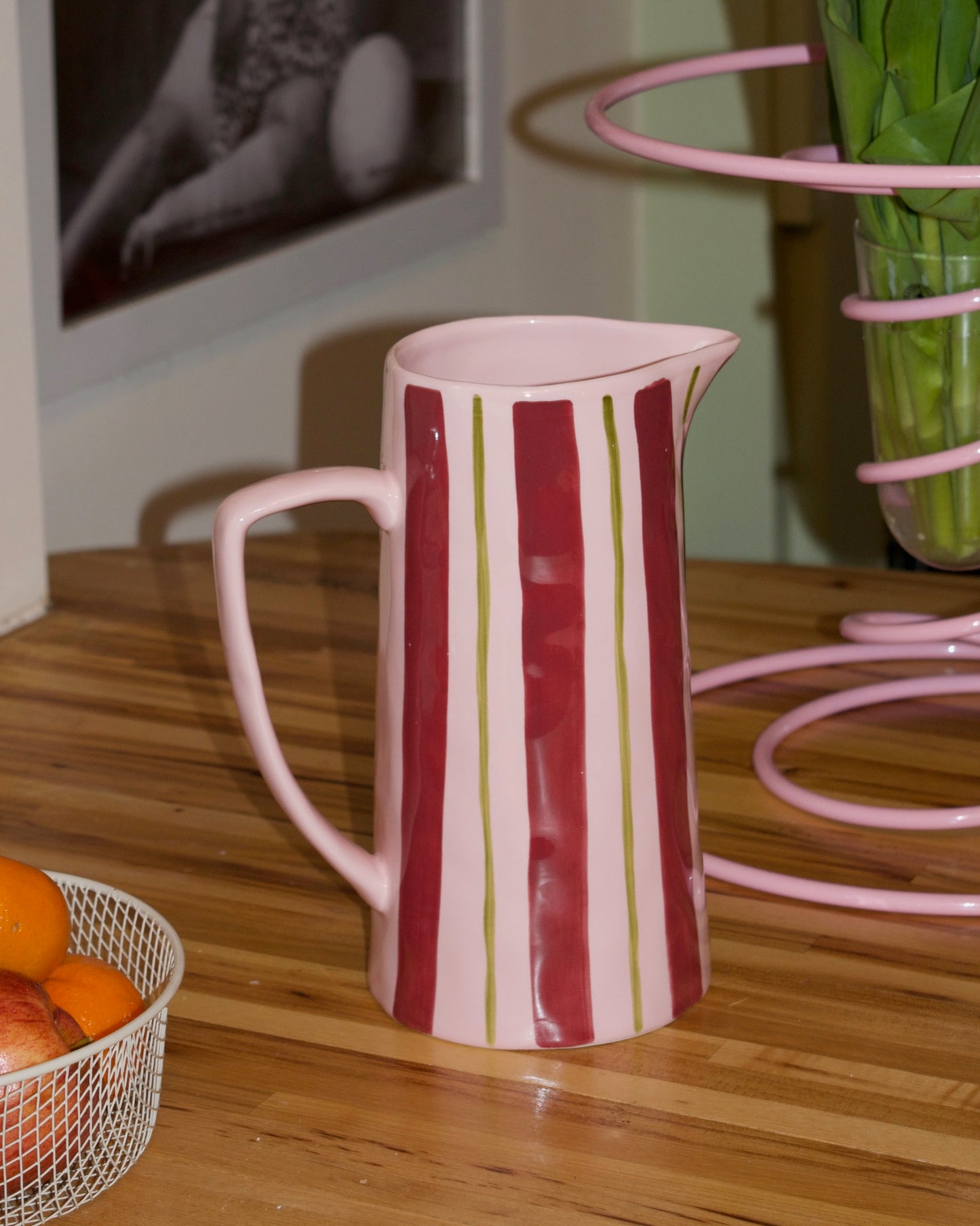 Striped Jug