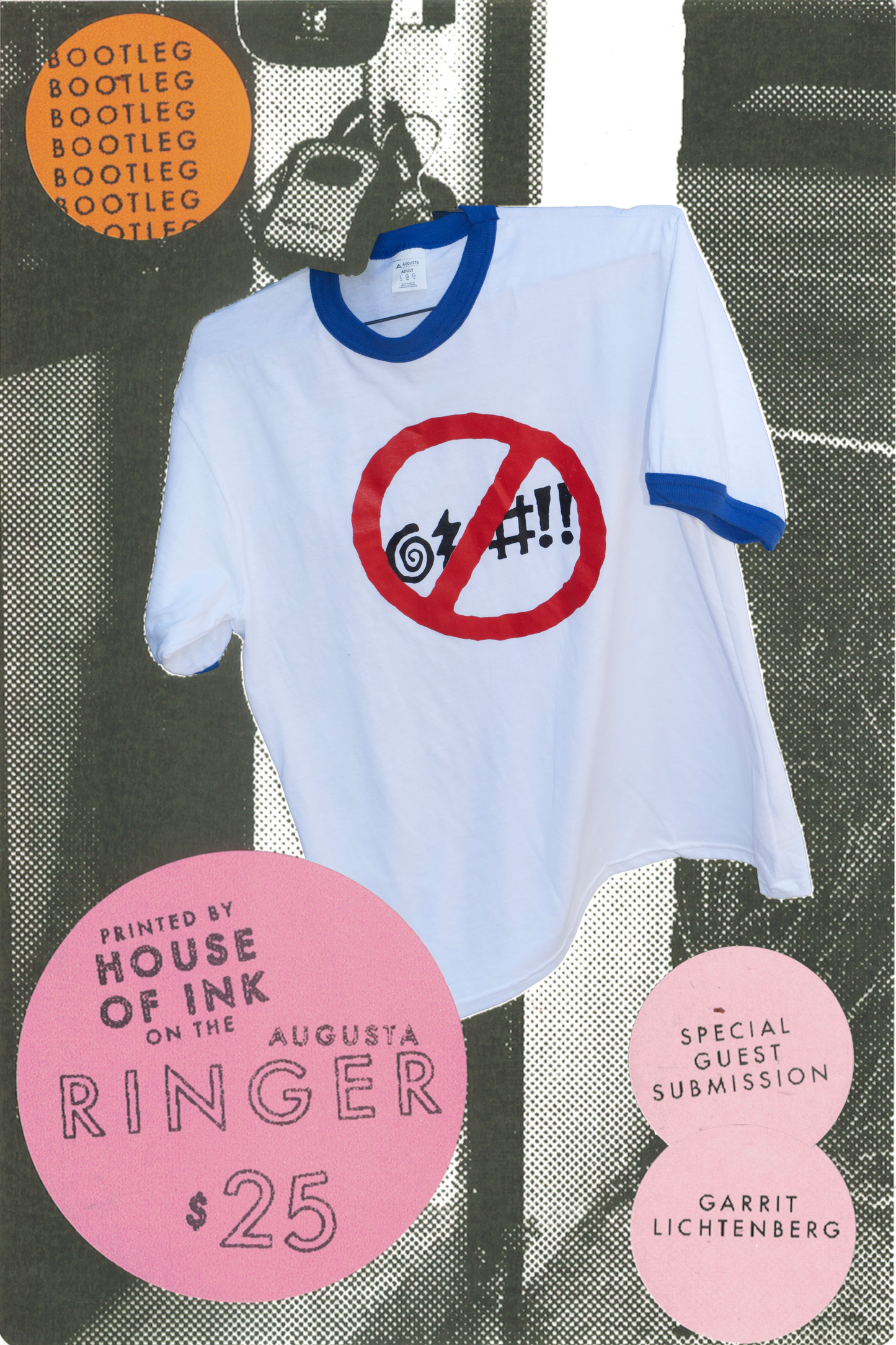 No Cussing Ringer Tee | Odd Bird's Tourist Trap