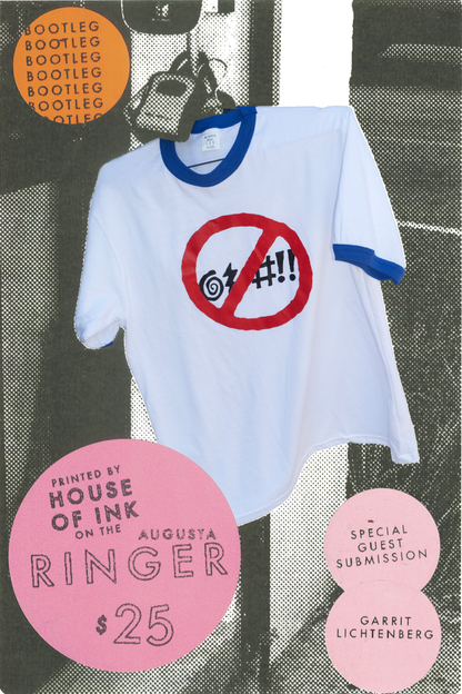 No Cussing Ringer Tee | Odd Bird's Tourist Trap