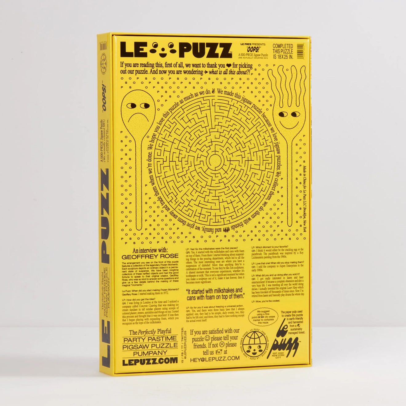 Le Puzz 500 Piece Puzzle