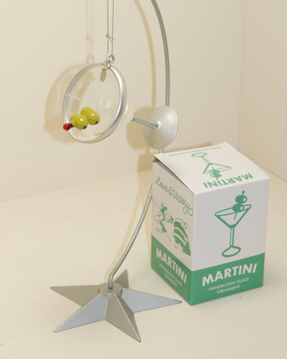 Martini Holiday Ornament