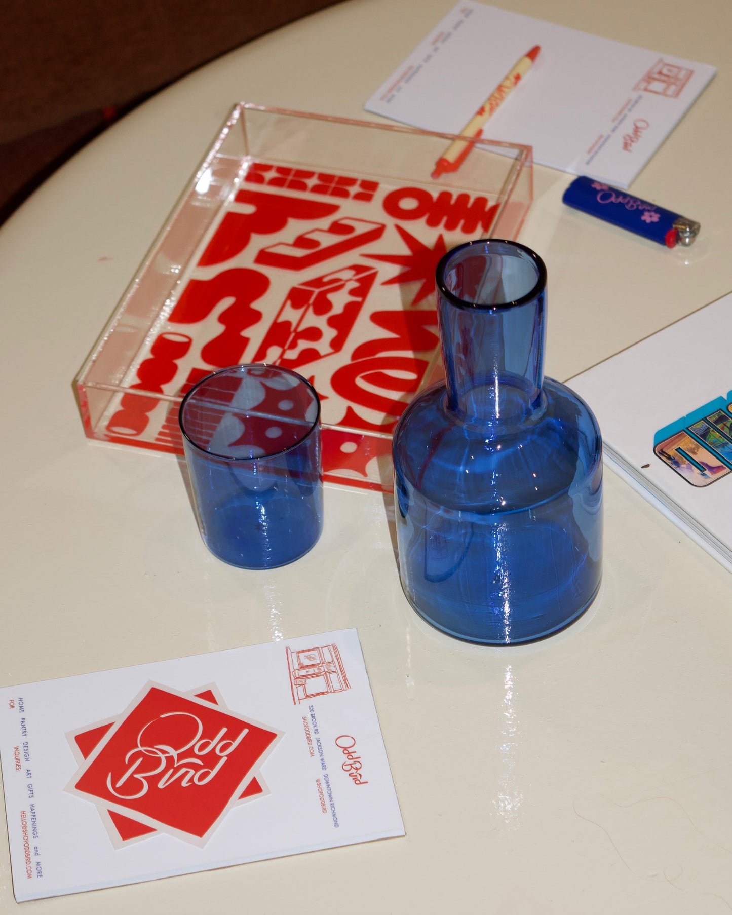 Maison Balzac J'ai Soif Carafe & Glass