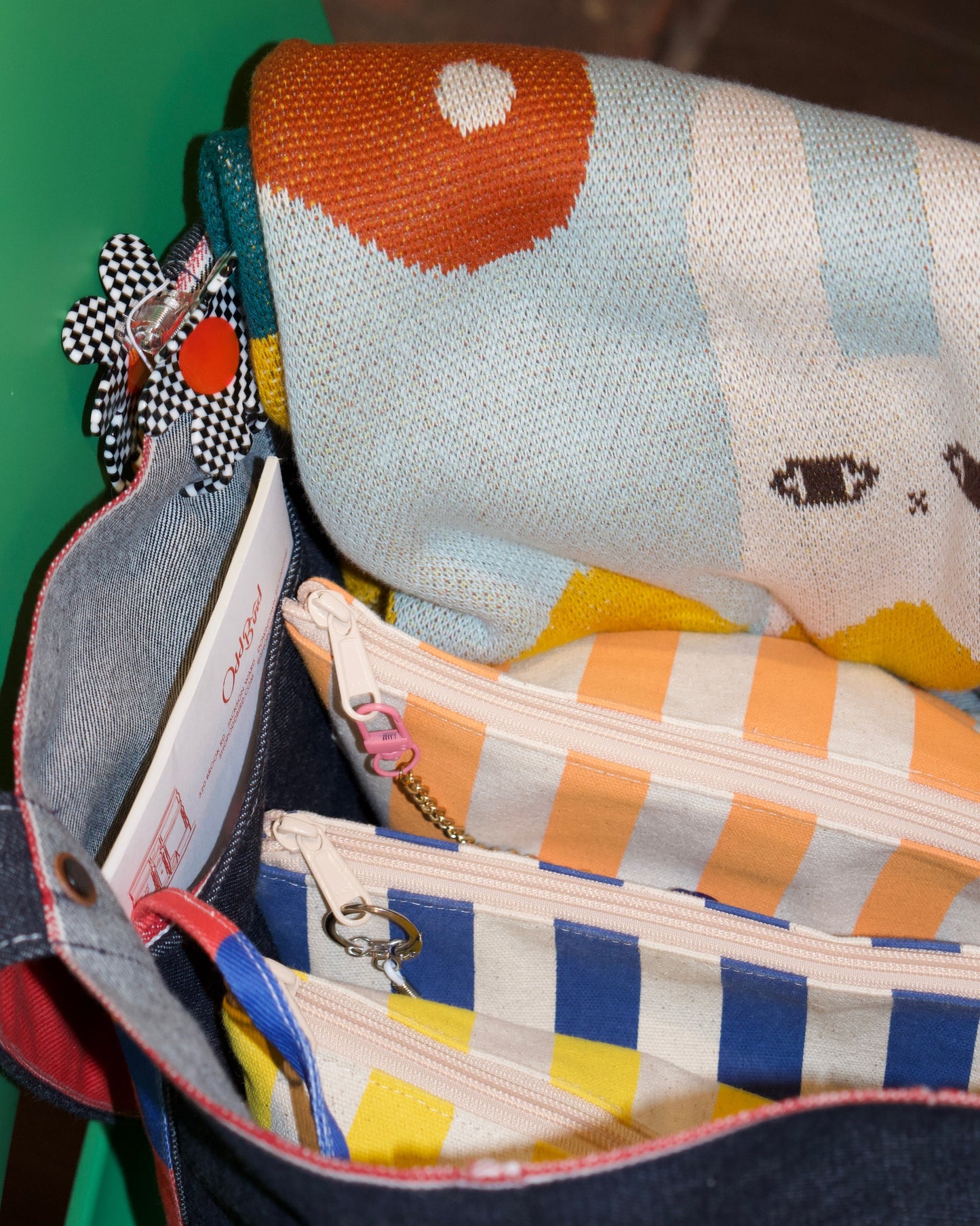 Trees and Creatures Cotton Blanket