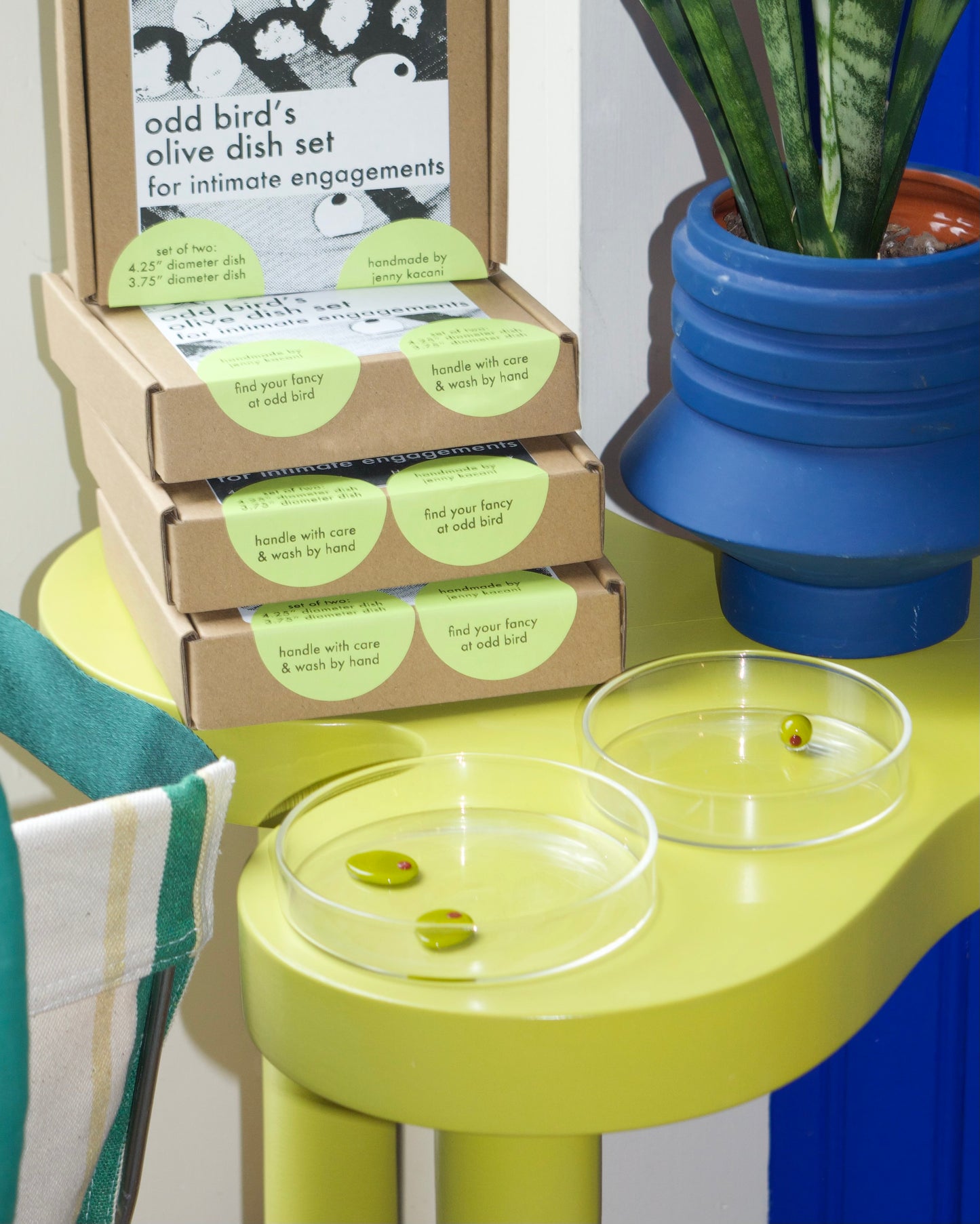 Odd Bird's Olive Dish Set