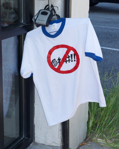 No Cussing Ringer Tee | Odd Bird's Tourist Trap