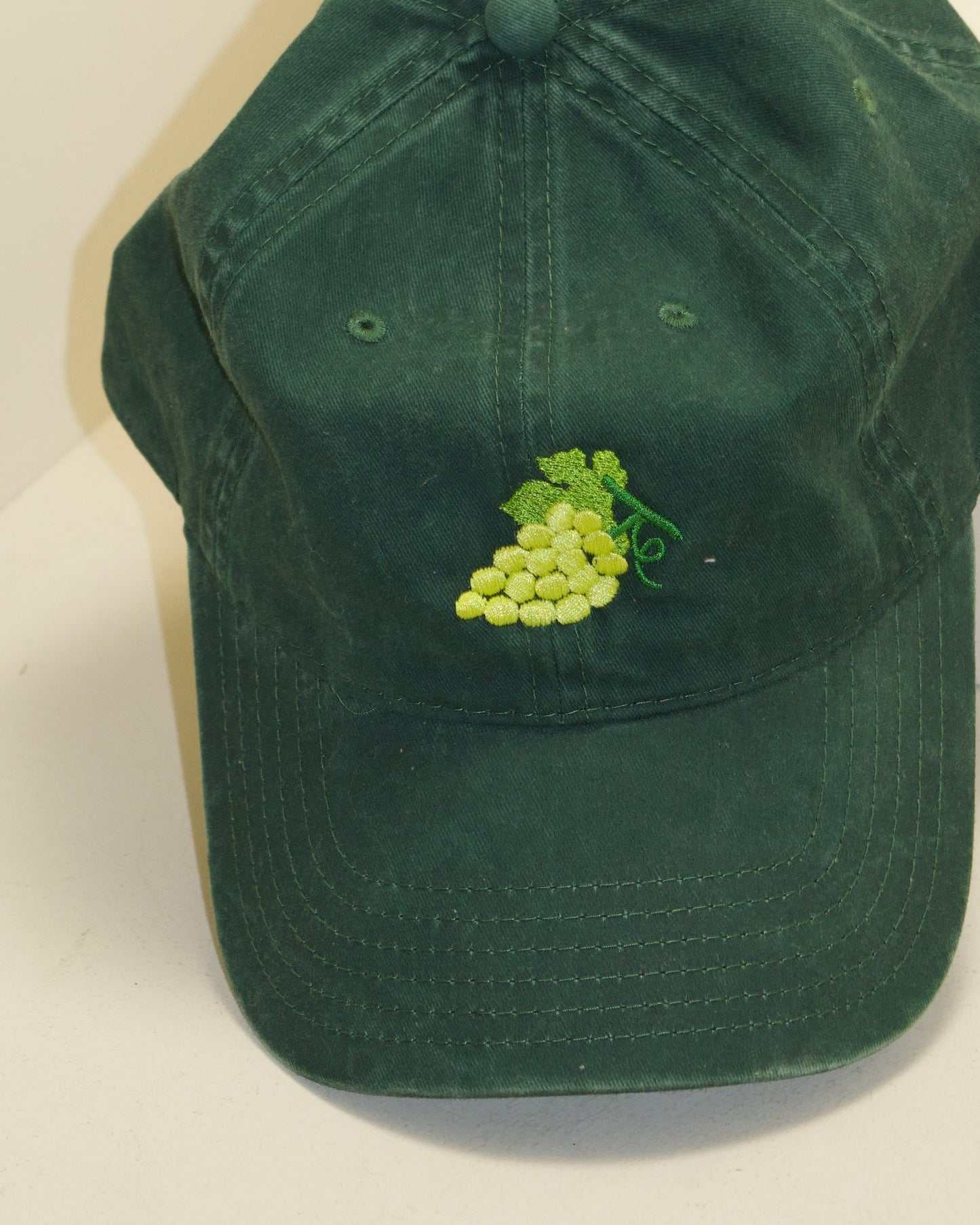 Embroidered Grapes Hat