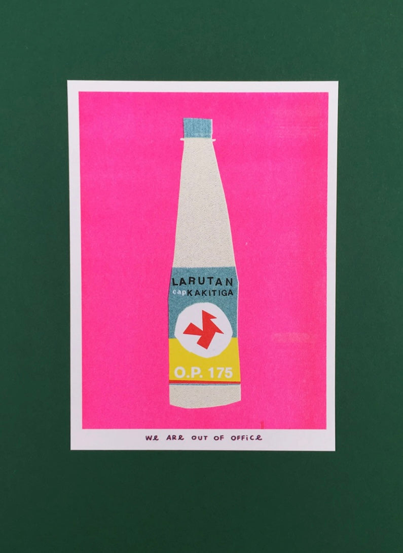 We Are Out of Office Risograph Prints
