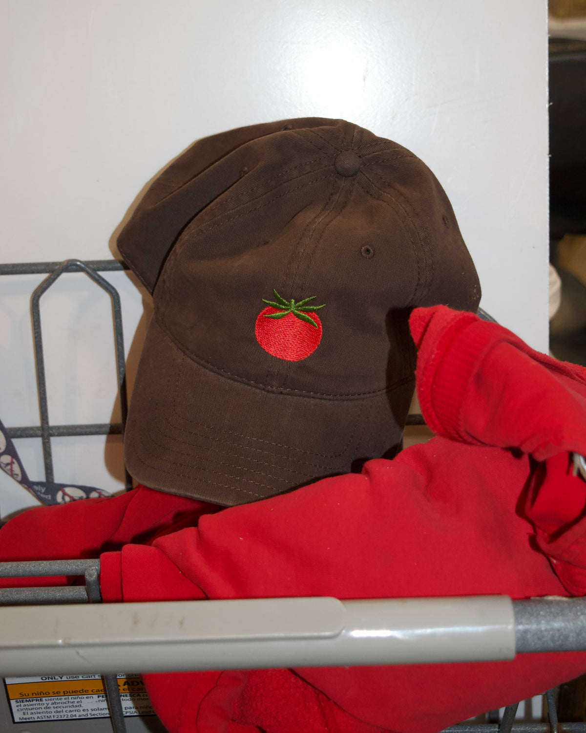 Embroidered Cherry Tomato Hat