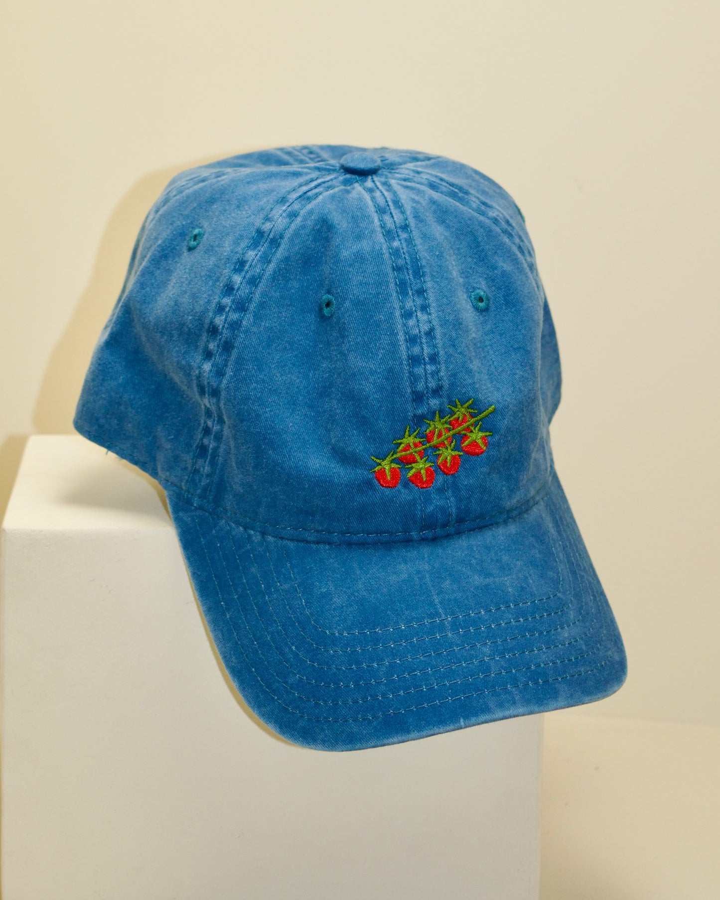 Embroidered Tomato Hat