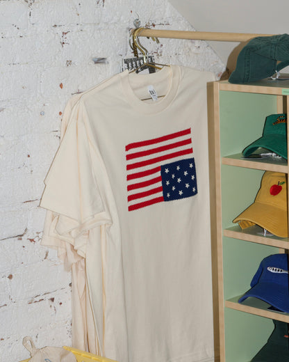 Ripped Flipped Ralph Flag Tee | Odd Bird's Tourist Trap